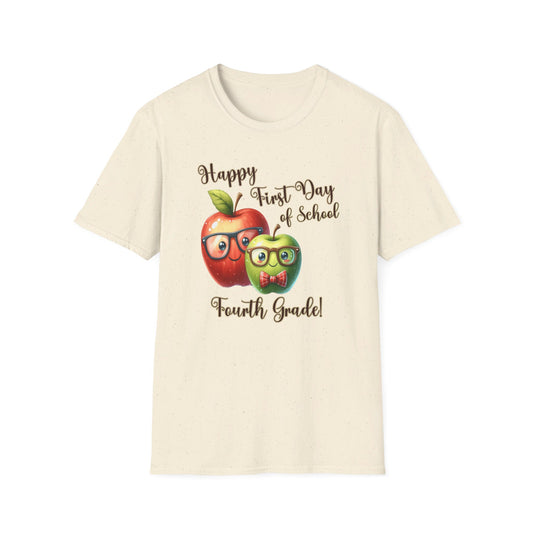 Happy First Day of School Tee (Fourth Grade)