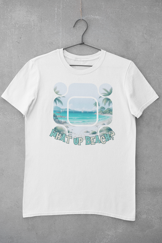 What up, Beach? tee